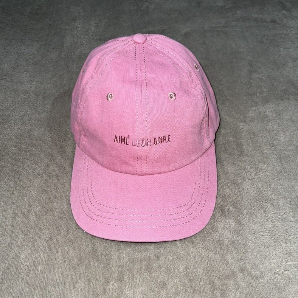 *RARE* Aime Leon Dore Pink Embroidered Hat